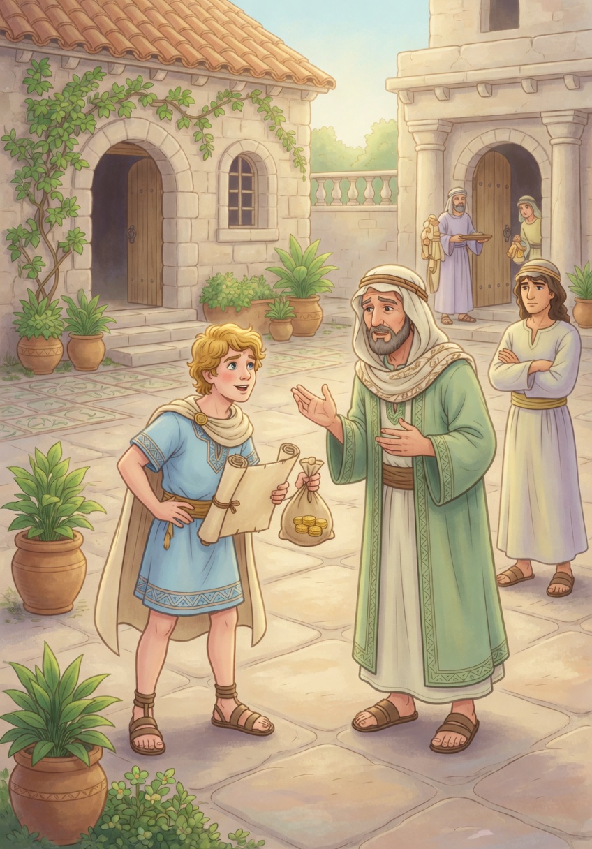 The prodigal son — Bible coloring picture